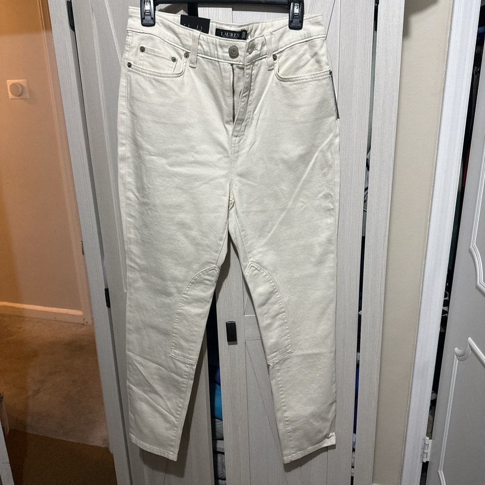 Polo by Ralph Lauren Cream Women Jeans